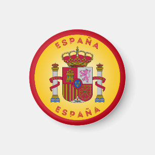 Spanje Wapen Cirkelvorm Magneet