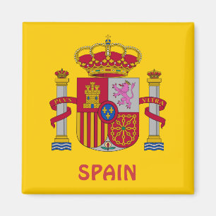 SPANJE* Wapenmunt Magnet Magneet