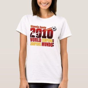 Spanje World Champions 2010 España Campeona Del Mu T-shirt