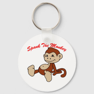 Spank de aap sleutelhanger