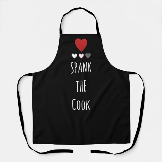 Spank het Schort Cook Adult (Voorkant)