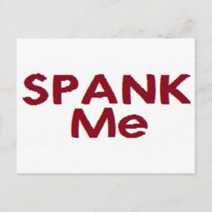 Spank me briefkaart