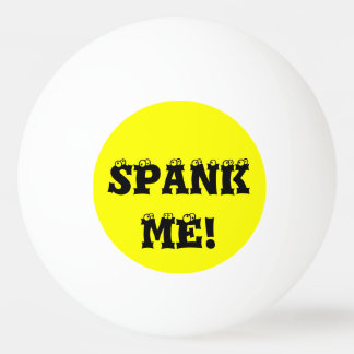 Spank me Gele Aangepaste Pingpong Balls van Janz Pingpongballen