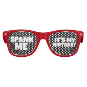 SPANK ME HET IS MIJN VERJAARDAGSFEEST Grappige Zon Kinder Zonnebril (Voorkant)