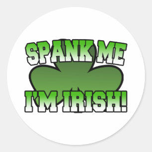 Spank me ik ben Irish Sticker