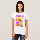 SPANK ME. T-SHIRT (Voorkant volledig)