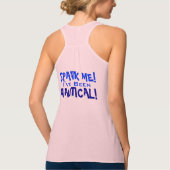 Spank me tanktop (Achterkant)