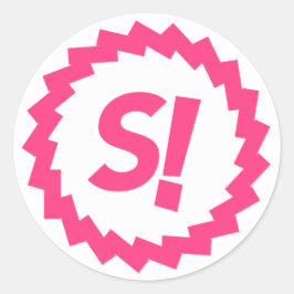 SPANKCHAIN Munt Sticker Rond