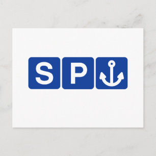 Spanker Symbol Joke Briefkaart