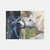 Spannend Emmer waterspel Fleece Deken (Voorkant (Horizontaal))