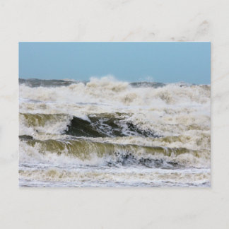 Spannende golven. briefkaart