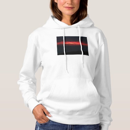 Spannende maar mooie zonsondergang hoodie (Voorkant)