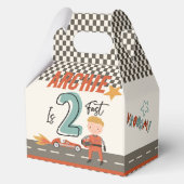 Spannende raceauto thema feestdozen bedankdoosjes (Voorkant)