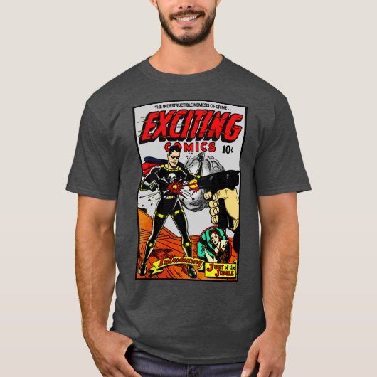 Spannende strips T-shirt (Voorkant)