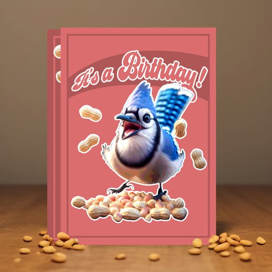 Spannende verjaardag Crazy Bird & Peanuts Wild Par Kaart