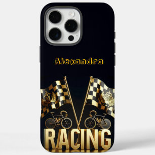 Spannende wielerwedstrijden met iconische vlaggen! iPhone 16 pro max hoesje