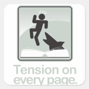 Spanning op elke pagina Sticker
