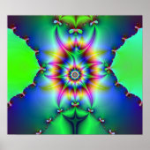 Spanningsfractale afdruk poster (Voorkant)