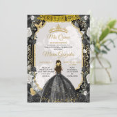 Spansih Girl Sweet 16e anniversaire Invitation (Debout devant)