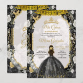 Spansih Girl Sweet 16e anniversaire Invitation (Devant / Derrière)