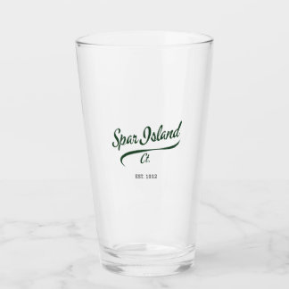 Spar Island, CT  1912 Pint Glass Glas