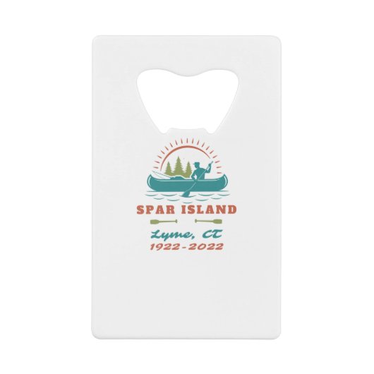 Spar Island Merch Kredietkaart Flessenopener (Voorkant)