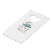 Spar Island Merch Kredietkaart Flessenopener (Achterkant Gekanteld)