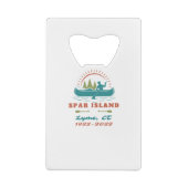 Spar Island Merch Kredietkaart Flessenopener (Achterkant)