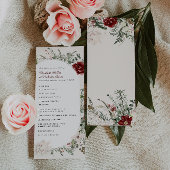 Spar & Kant | Winter Bloem Bruiloftsprogramma Programma