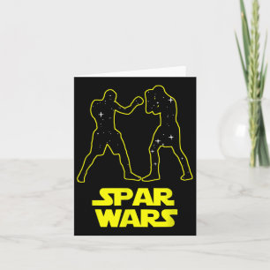 Spar Wars Boksen Parodie Spoof - Mannen en vrouwen Kaart