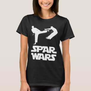 Spar Wars Grappige Uitspraak Taekwondo Mma Vechter T-shirt