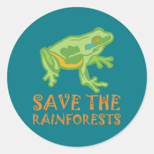 Sparde-the-rainforest Tree Kikker Ronde Sticker