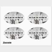 Spare an Aspen Tree Ovale Sticker (Vel)