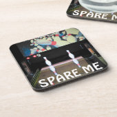 Spare me Bowling Meme Bier Onderzetter (Linkerzijde)