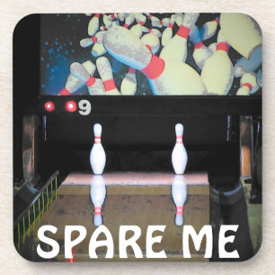 Spare me Bowling Meme Bier Onderzetter