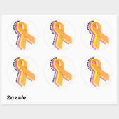 Spare radio collared Beren! Ronde Sticker (Vel)