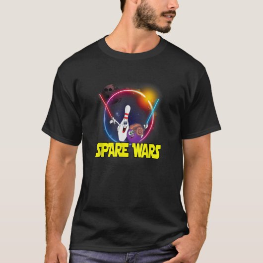 Spare Wars bijpassend bowlingteam TShirt (Voorkant)