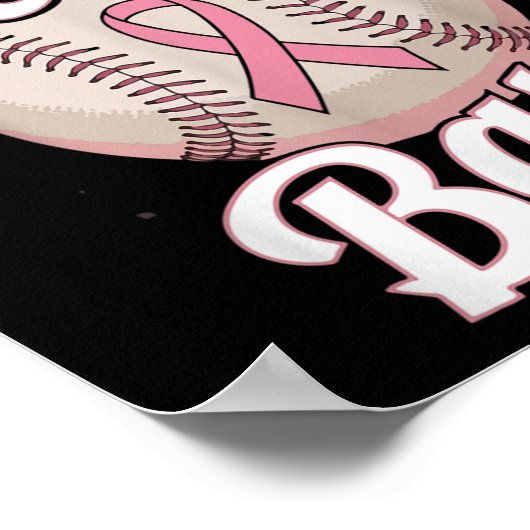Sparen 2e Baseball Player Borstkanker waren Poster (Hoek)