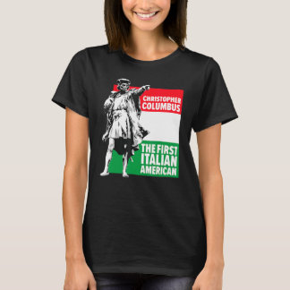 Sparen Columbus Dag Italiaanse Pride T-shirt