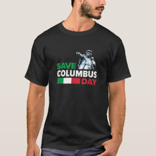 Sparen Columbus Dag Italiaanse Pride T-shirt