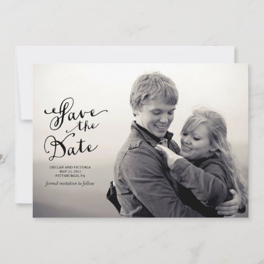  sparen de Aankondiging van de Datum (Voorkant)