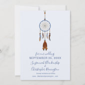 Sparen de Aankondiging van de Datum Dreamweaver Fo (Achterkant)