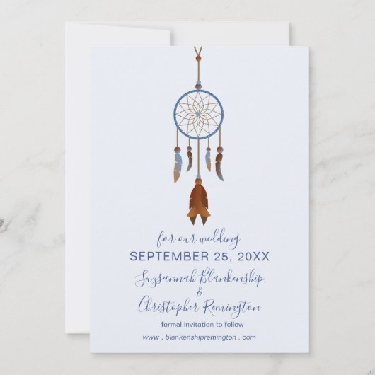 Sparen de Aankondiging van de Datum Dreamweaver Fo (Achterkant)