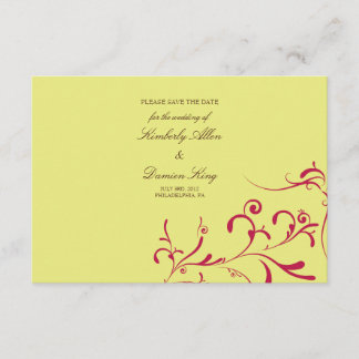 Sparen de Aankondiging van de Datum | Floral Splas