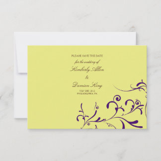 Sparen de Aankondiging van de Datum | Floral Splas