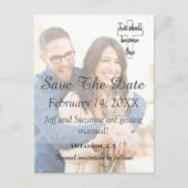 Sparen de Aankondiging van het Verloving van de Fo Briefkaart (Voorkant)