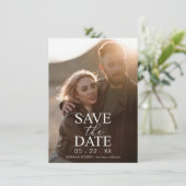 Sparen de Aankondiging van het Wit van de Tekst va (Staand voorkant)