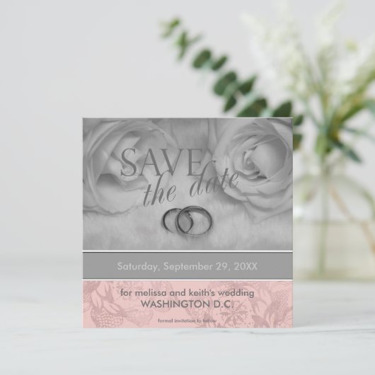 Sparen de Aankondigingen van de Datum (Staand voorkant)