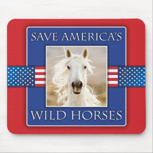 Sparen de Amerikaanse Muismat voor wilde paarden