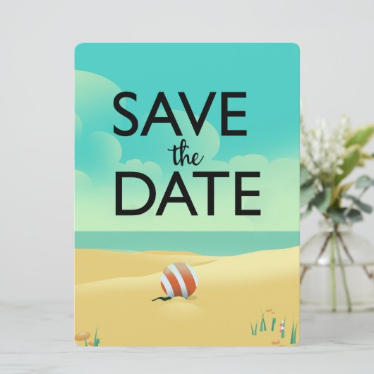 Sparen de  Beach van de Datum (Staand voorkant)